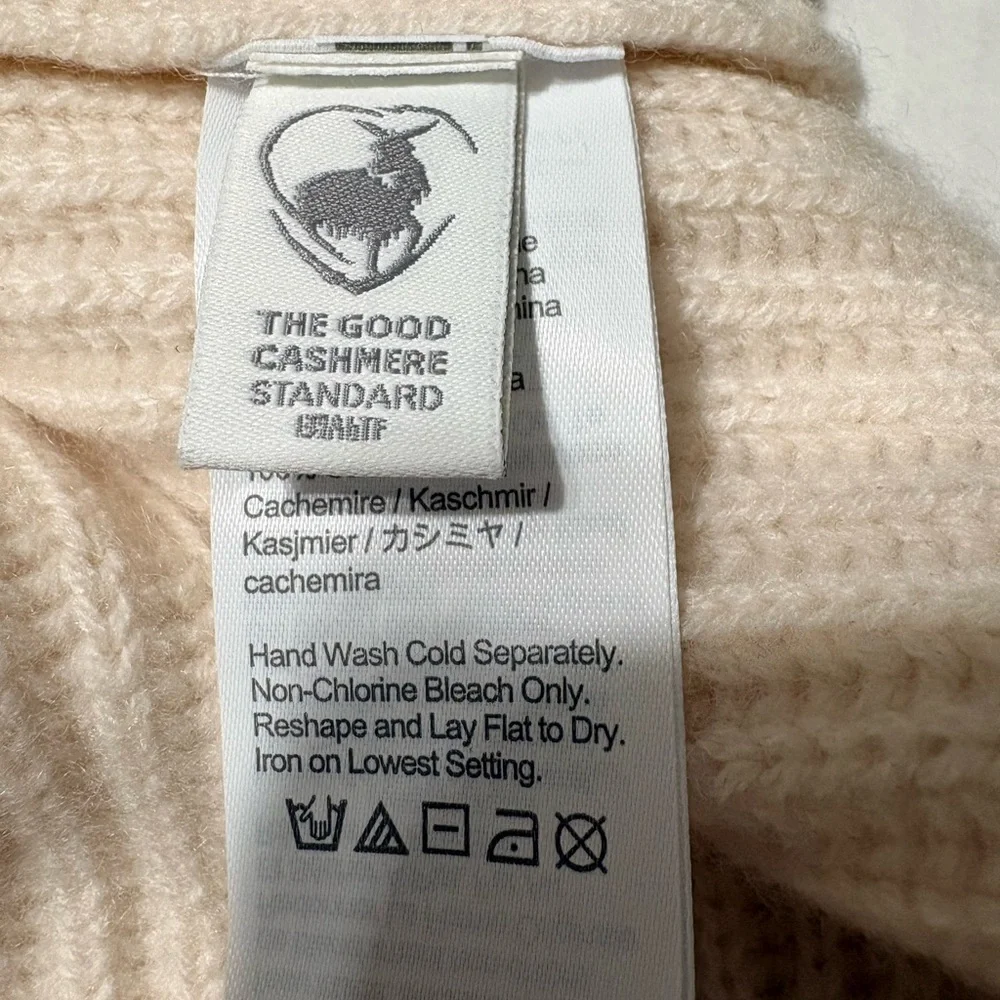 NEW J. Crew SZ S-M Ribbed 100% Cashmere Sleeveless Turtleneck Tunic Heavyweight - Picture 10 of 16